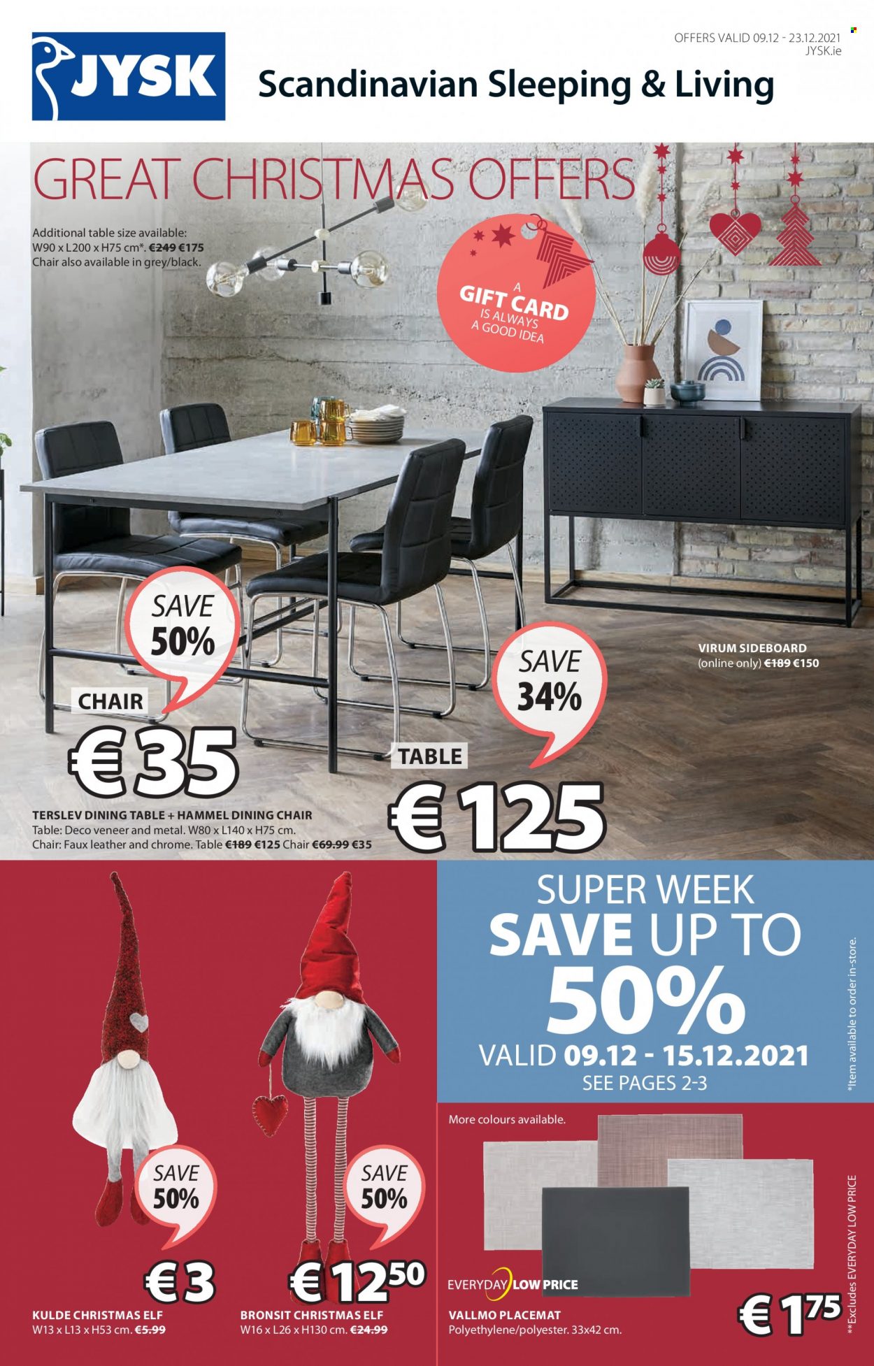 JYSK offer - 09.12.2021 - 23.12.2021. Page 1