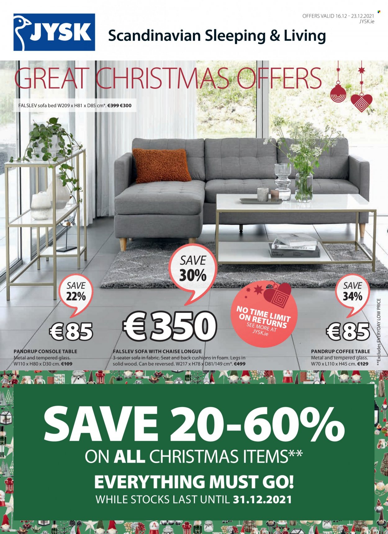 JYSK offer - 16.12.2021 - 23.12.2021. Page 1