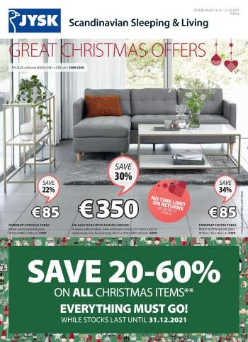 JYSK offer  - 16.12.2021 - 23.12.2021.
