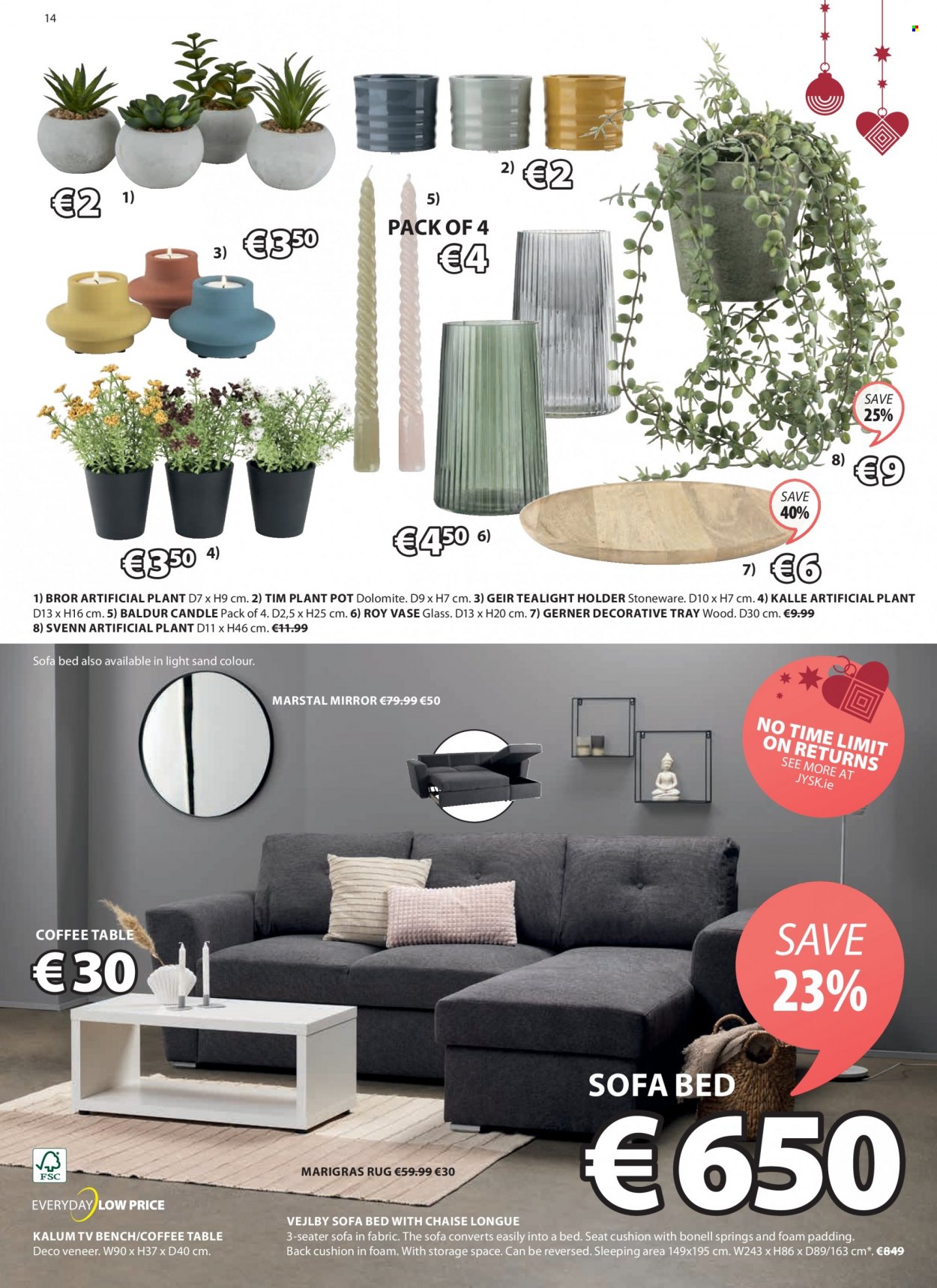 JYSK offer - 16.12.2021 - 23.12.2021. Page 14
