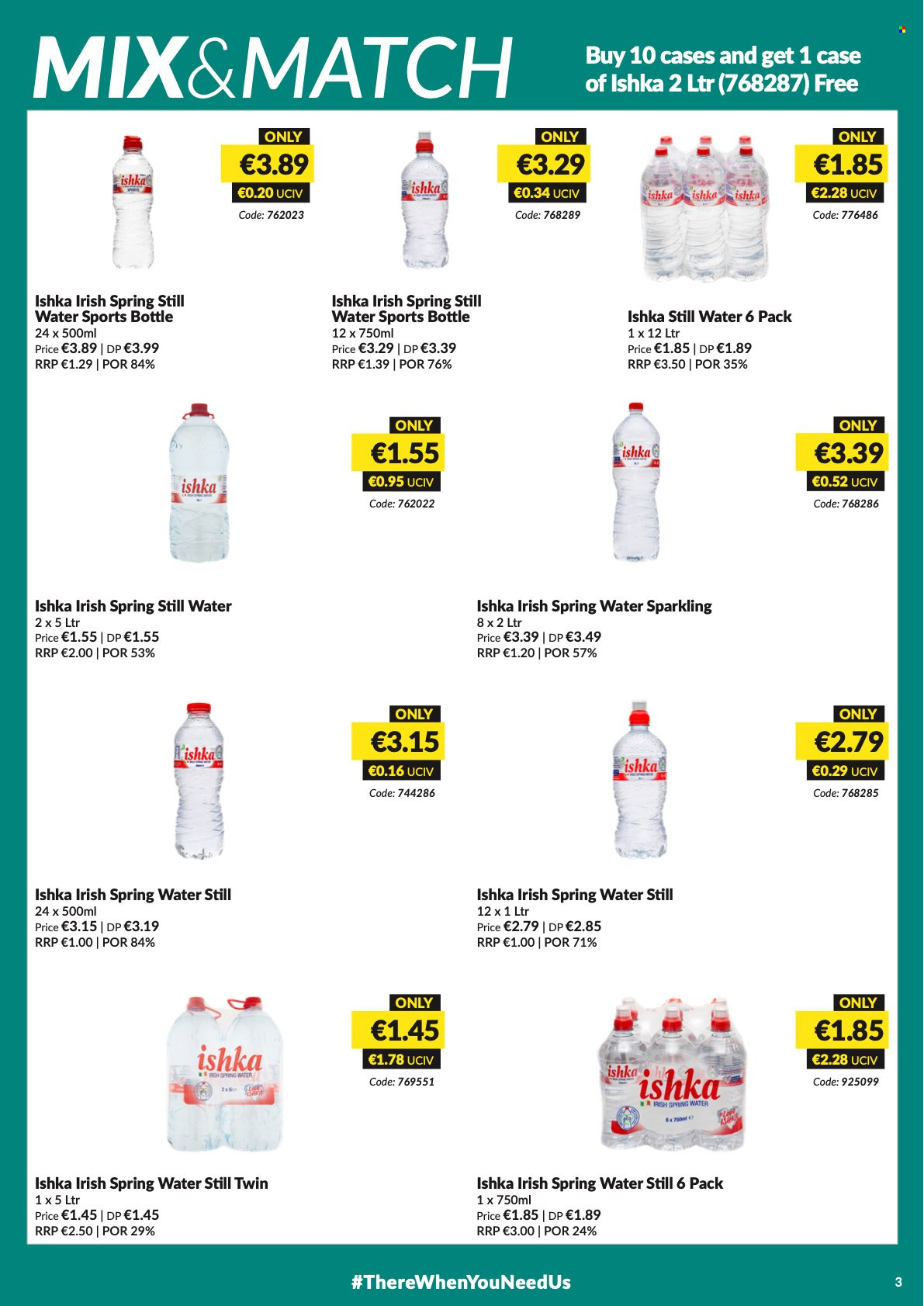 thumbnail - MUSGRAVE Market Place offer  - 26.12.2021 - 15.01.2022 - Sales products - mineral water, spring water, bottled water, travel bottle. Page 3.