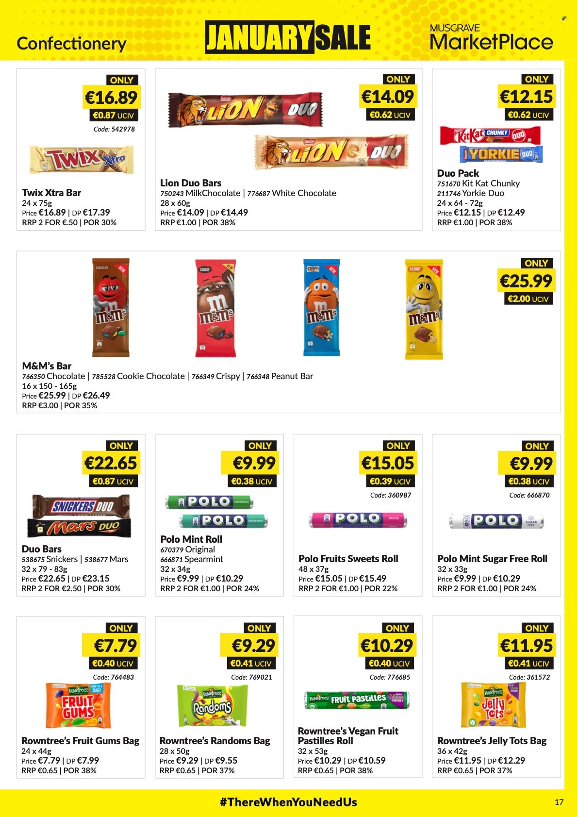 MUSGRAVE Market Place offer - 26.12.2021 - 15.01.2022. Page 17