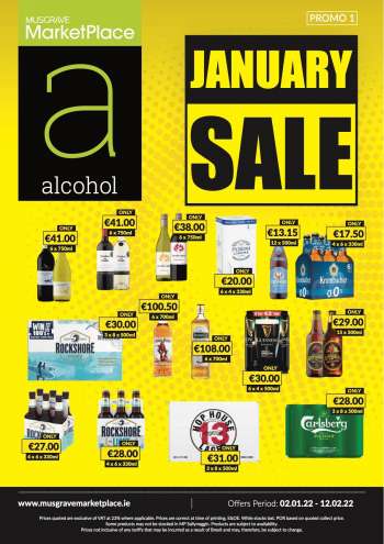 MUSGRAVE Market Place offer  - 2.1.2022 - 12.2.2022.