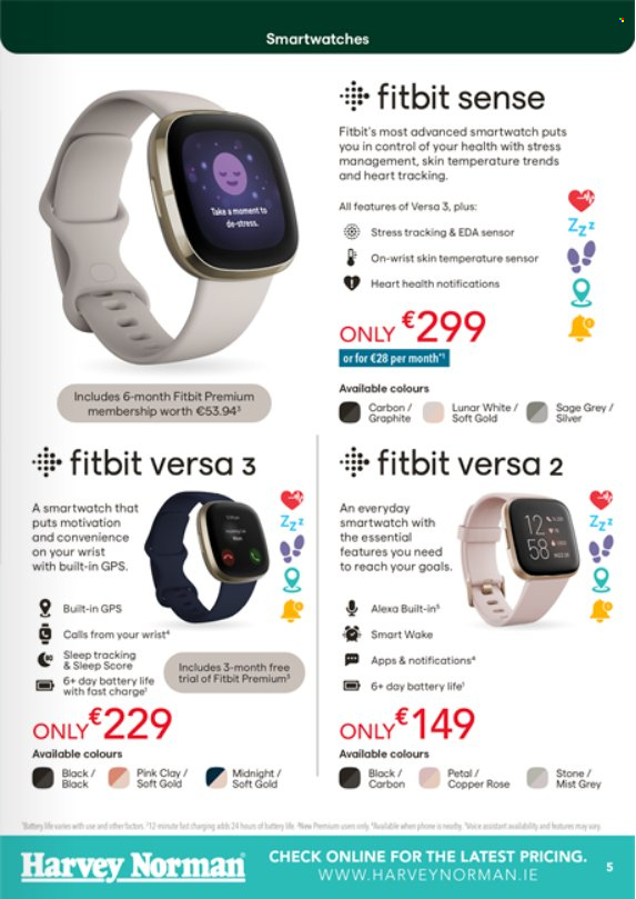 thumbnail - Harvey Norman offer  - 06.05.2022 - 31.05.2022 - Sales products - Fitbit, smart watch. Page 5.