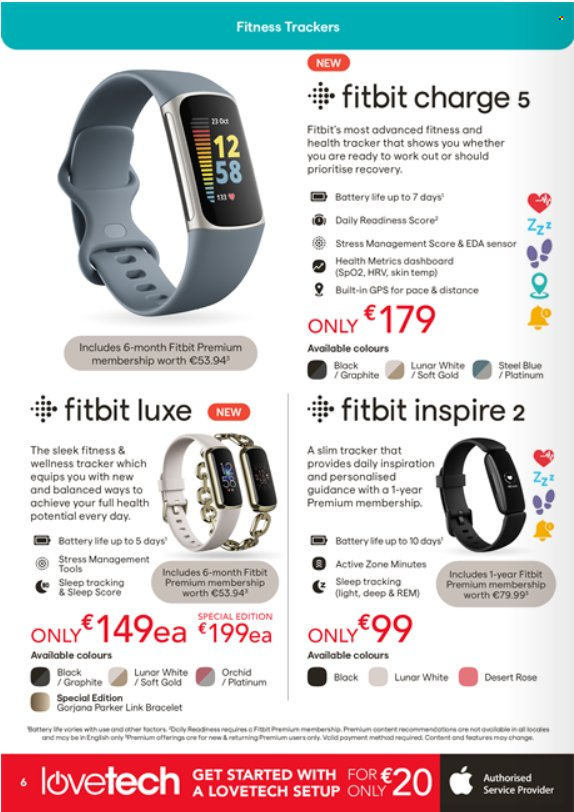 thumbnail - Harvey Norman offer  - 06.05.2022 - 31.05.2022 - Sales products - Fitbit. Page 6.