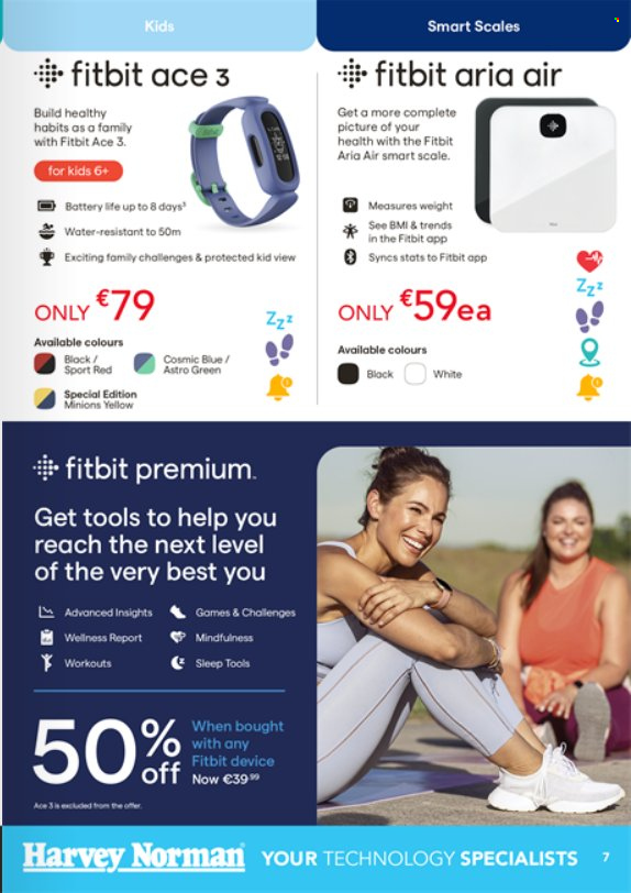 thumbnail - Harvey Norman offer  - 06.05.2022 - 31.05.2022 - Sales products - Minions, scale, personal scale, Wi-Fi scale, Fitbit. Page 7.