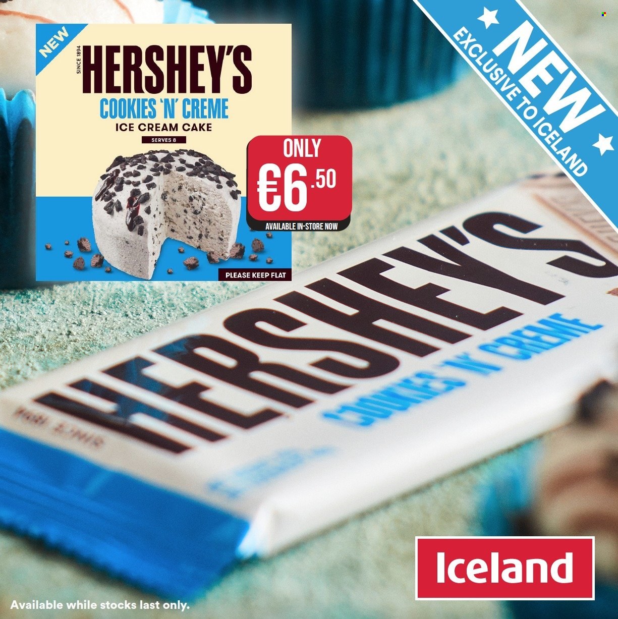 thumbnail - Iceland offer  - Sales products - cake, ice cream, Hershey's, cookies. Page 5.
