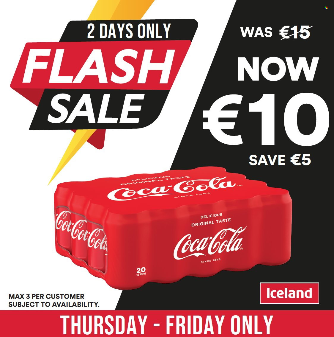 thumbnail - Iceland offer  - 13.01.2022 - 14.01.2022 - Sales products - Ola, Coca-Cola. Page 1.