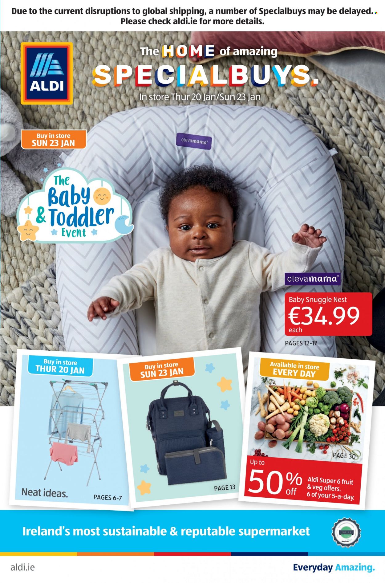 thumbnail - Aldi offer  - 20.01.2022 - 26.01.2022 - Sales products - Snuggle. Page 1.
