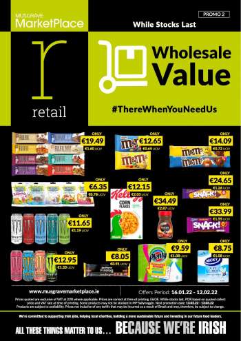 MUSGRAVE Market Place offer  - 16.1.2022 - 12.2.2022.