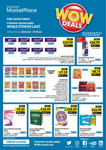 MUSGRAVE Market Place offer  - 25.1.2022 - 27.1.2022.