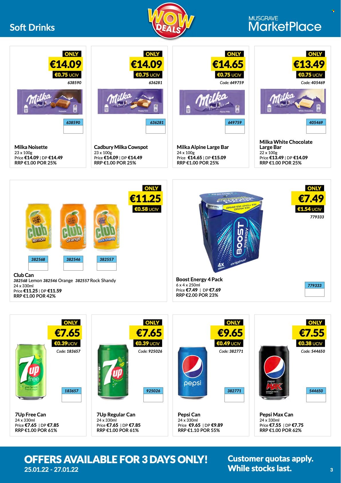 MUSGRAVE Market Place offer - 25.01.2022 - 27.01.2022. Page 3