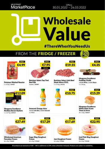 MUSGRAVE Market Place offer  - 30.1.2022 - 26.3.2022.