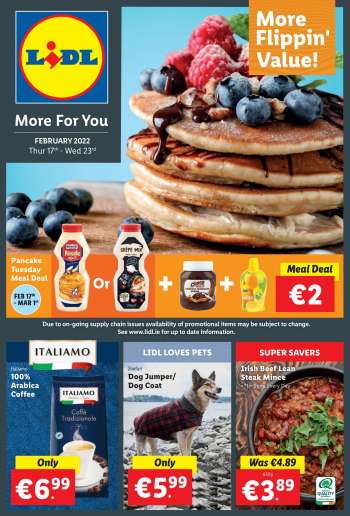 Lidl offer  - 17.2.2022 - 23.2.2022.