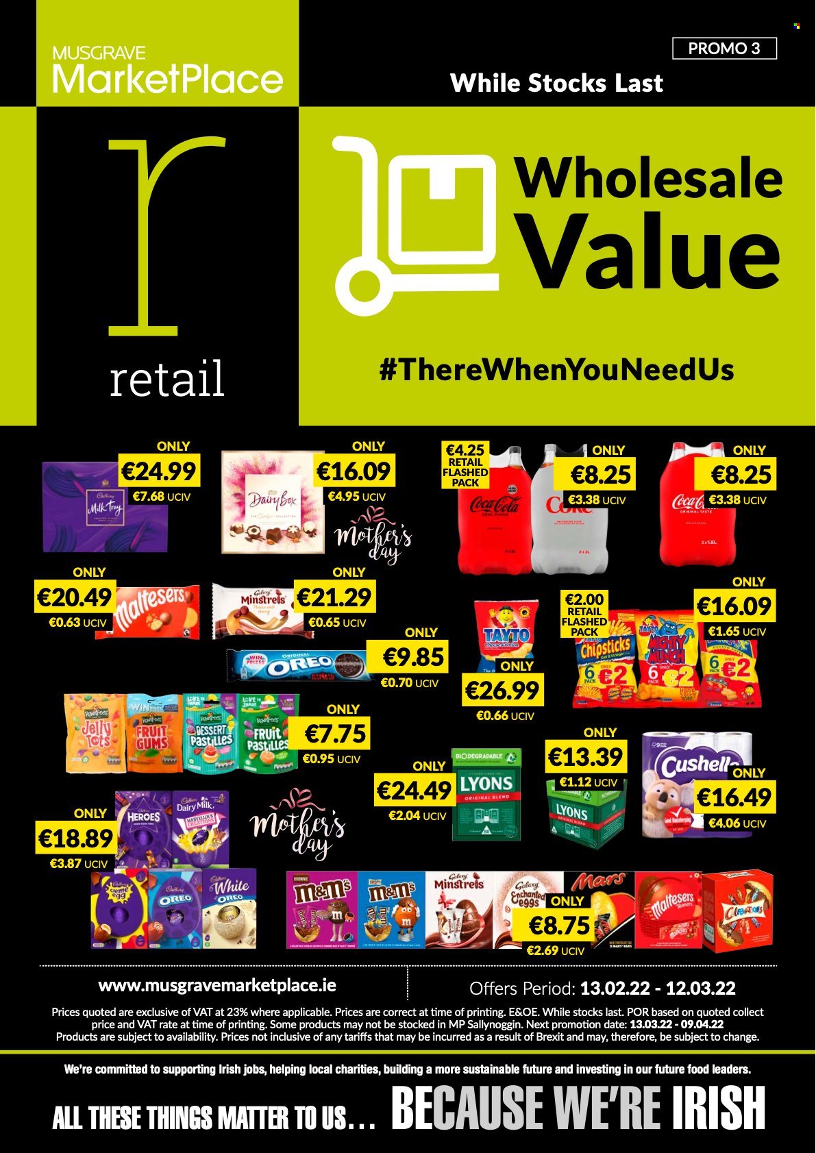 MUSGRAVE Market Place offer - 13.02.2022 - 12.03.2022. Page 1