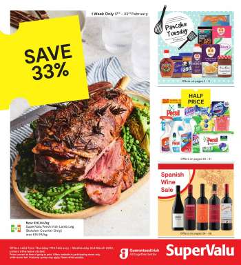 SuperValu offer  - 17.2.2022 - 2.3.2022.