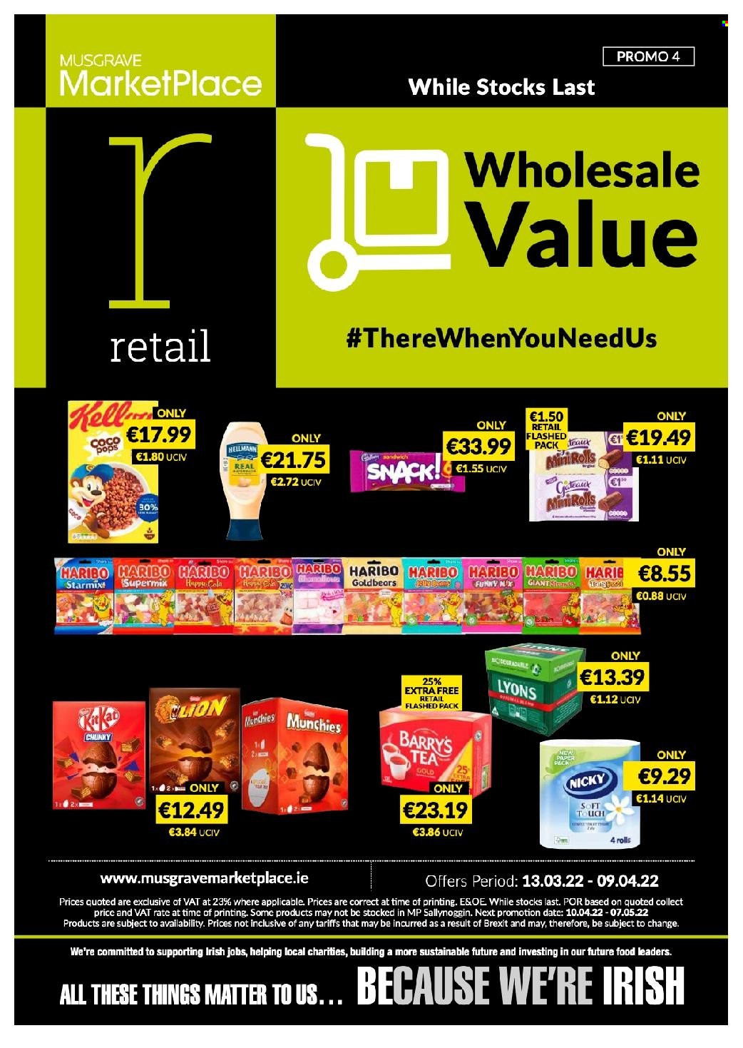 MUSGRAVE Market Place offer - 13.03.2022 - 09.04.2022. Page 1