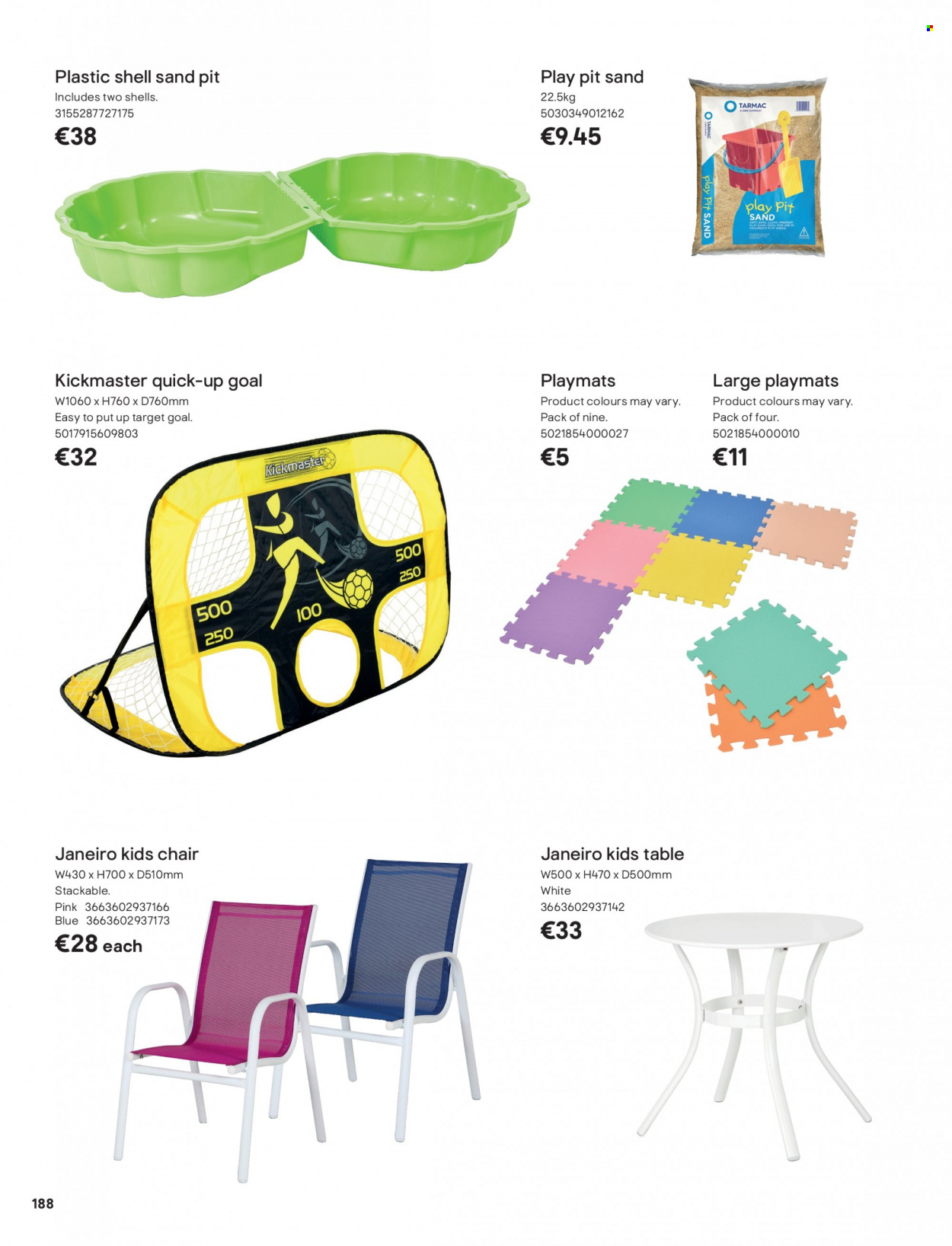 thumbnail - B&Q offer  - Sales products - table, chair. Page 188.
