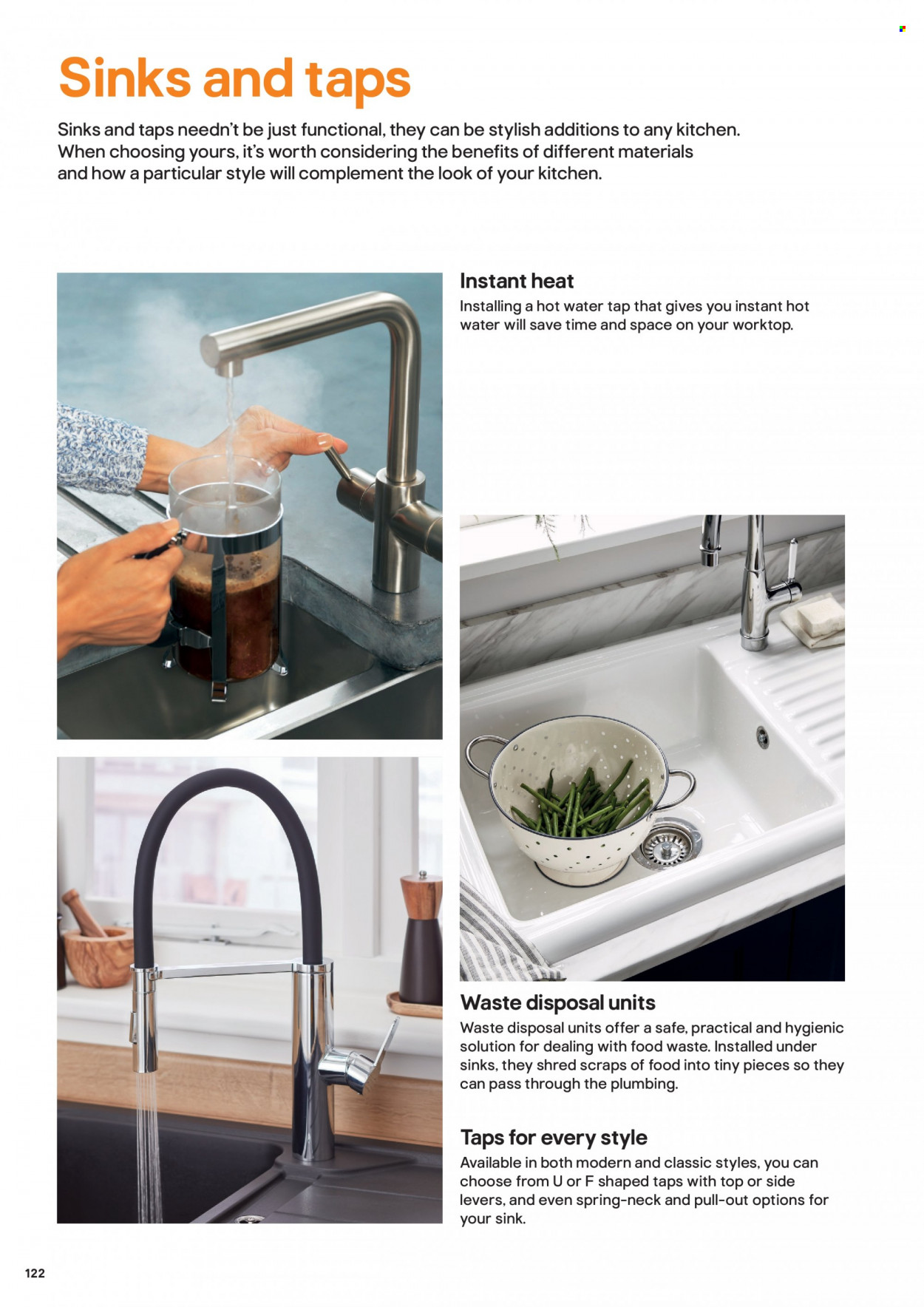 thumbnail - B&Q offer  - Sales products - sink. Page 122.