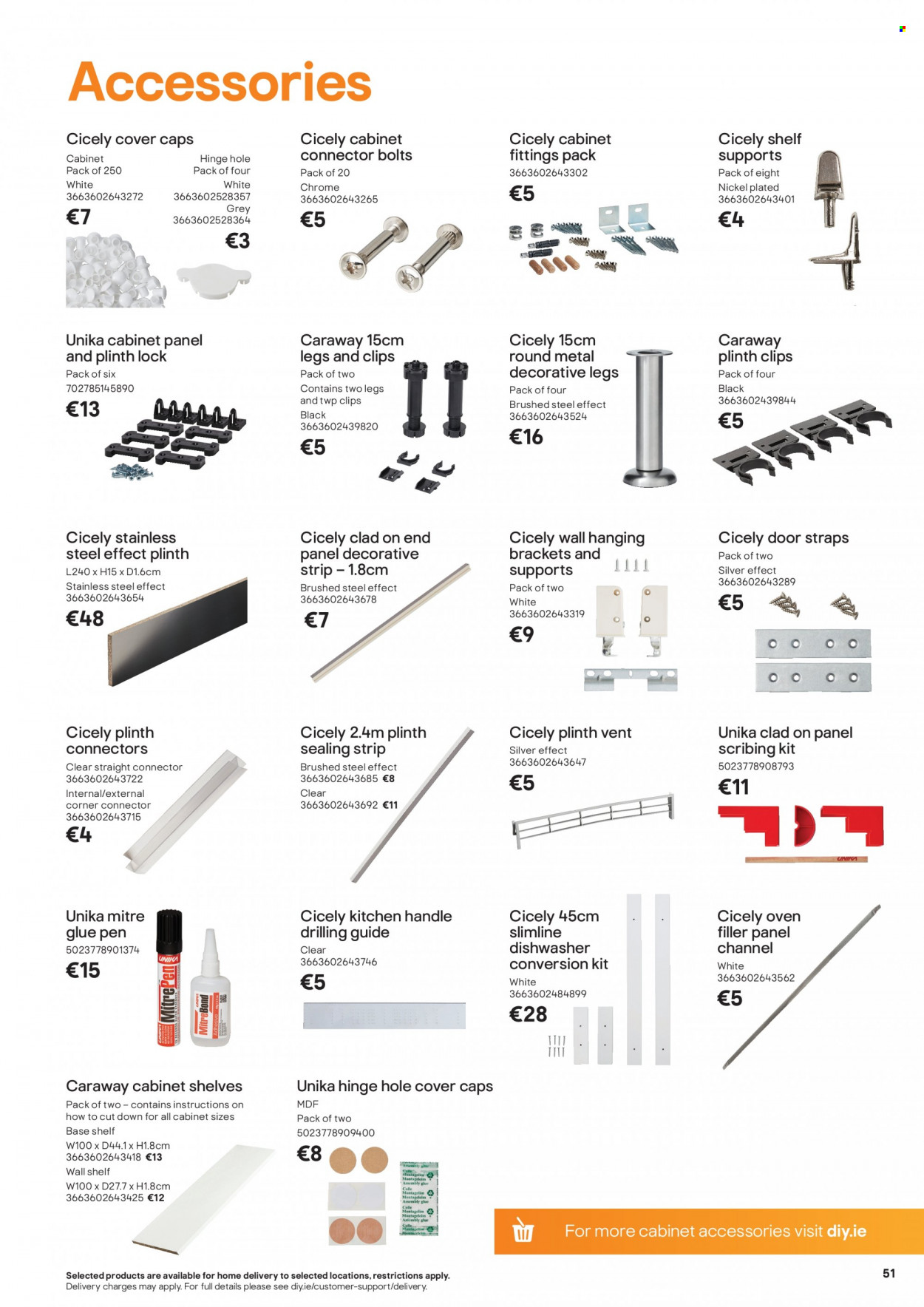 thumbnail - B&Q offer  - Sales products - wall shelf. Page 51.