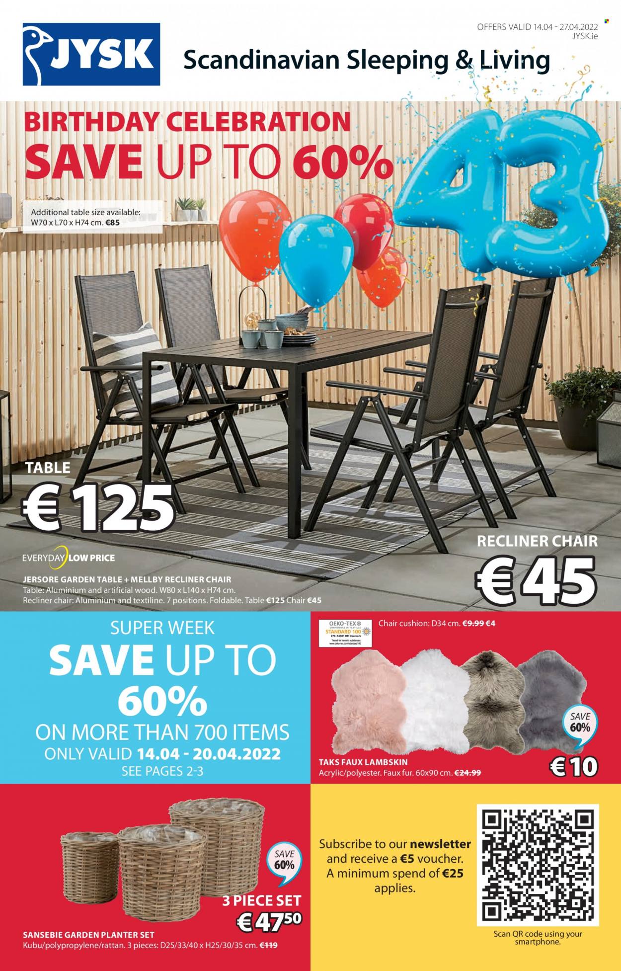 JYSK offer - 14.04.2022 - 27.04.2022. Page 1