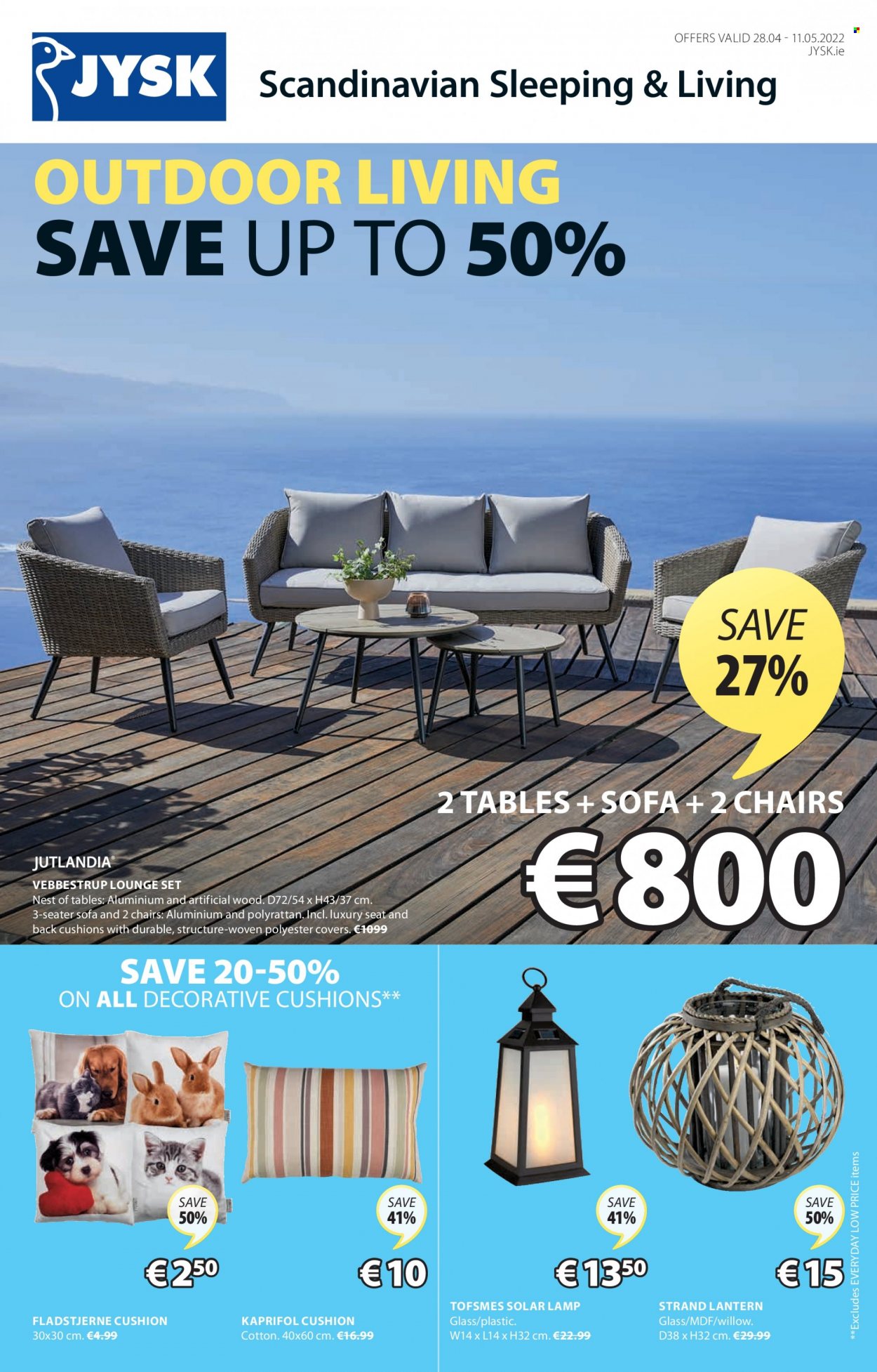 JYSK offer - 28.04.2022 - 11.05.2022. Page 1