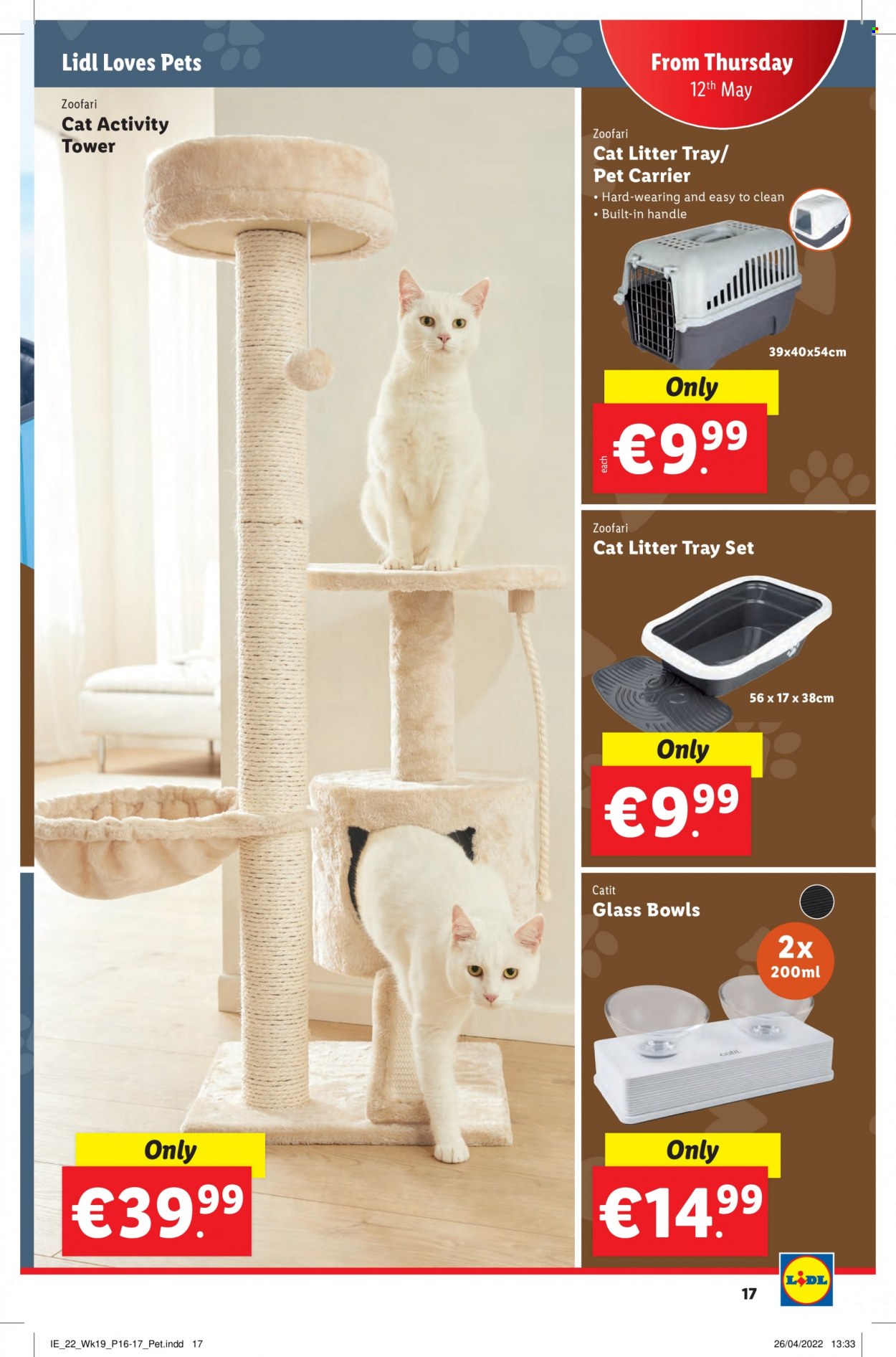 thumbnail - Lidl offer  - 12.05.2022 - 18.05.2022 - Sales products - cat litter tray. Page 17.