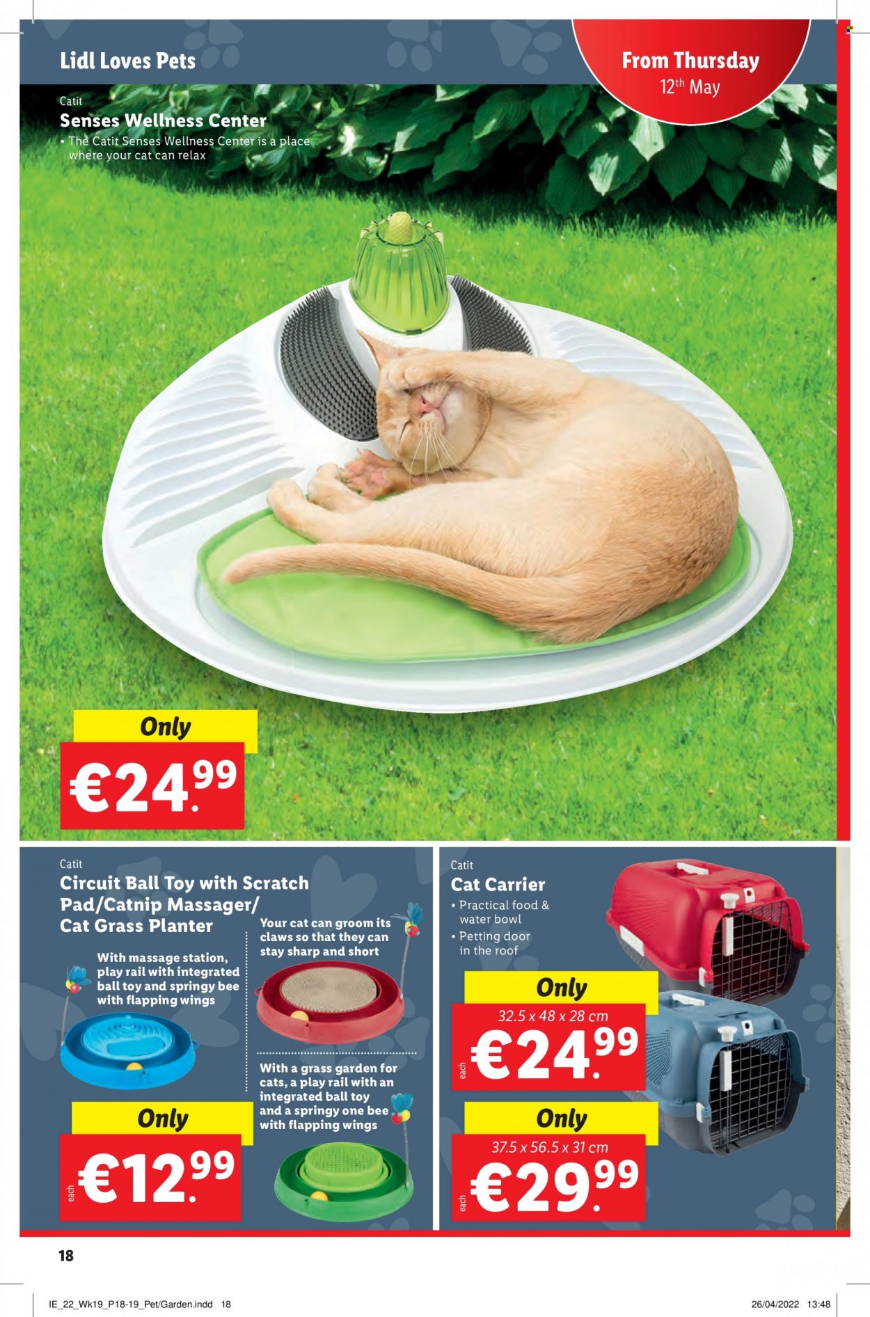thumbnail - Lidl offer  - 12.05.2022 - 18.05.2022 - Sales products - bowl, Sharp, massager, toys. Page 18.