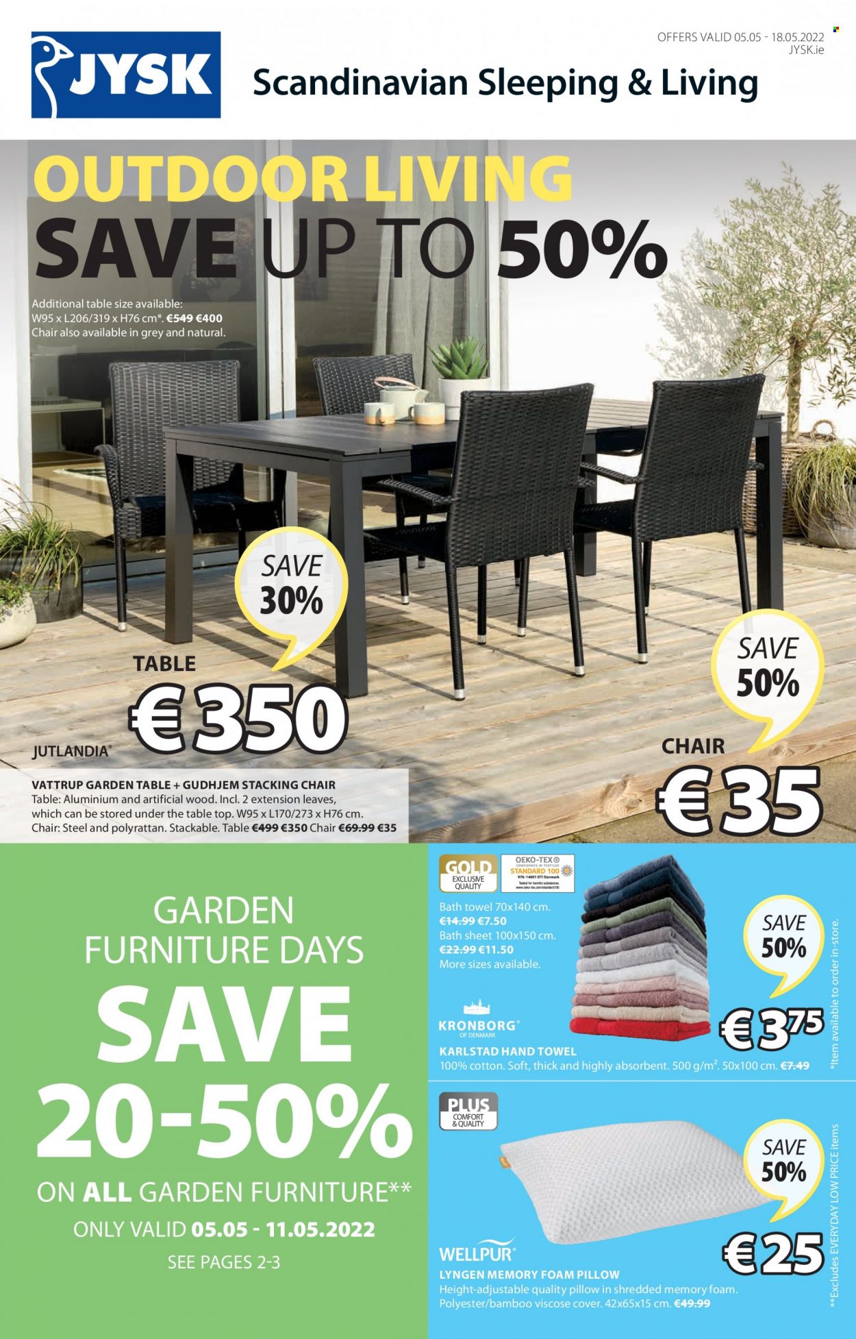 JYSK offer - 05.05.2022 - 18.05.2022. Page 1