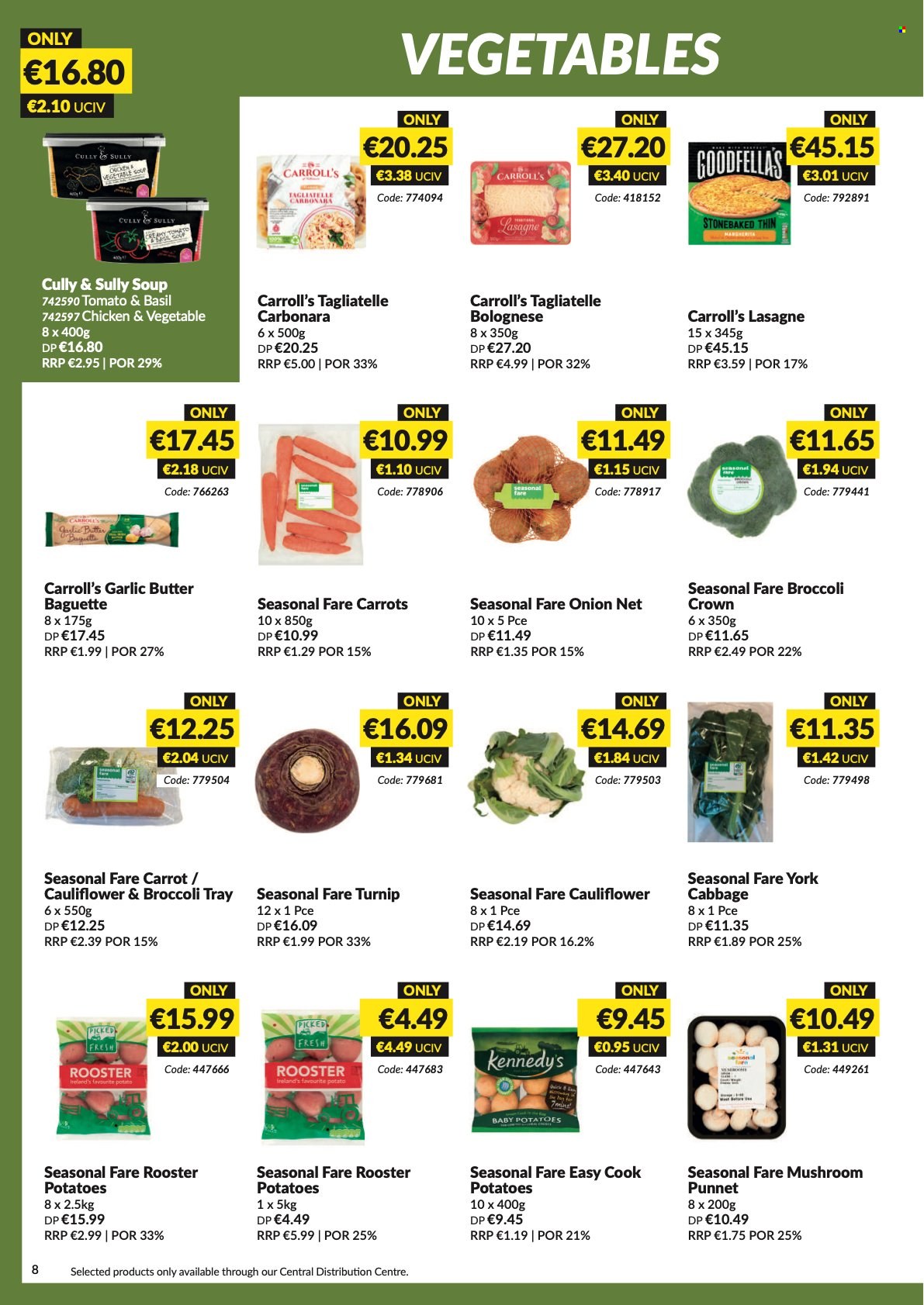 thumbnail - MUSGRAVE Market Place offer  - 08.05.2022 - 04.06.2022 - Sales products - mushrooms, baguette, broccoli, cabbage, carrots, potatoes, soup, butter, tray. Page 8.