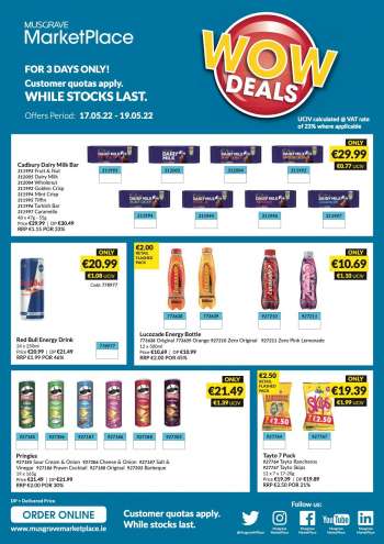 MUSGRAVE Market Place offer  - 17.5.2022 - 19.5.2022.