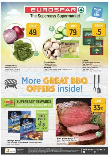 EUROSPAR offer  - 26.5.2022 - 15.6.2022.