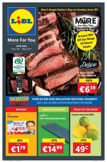 Lidl offer  - 16.6.2022 - 22.6.2022.
