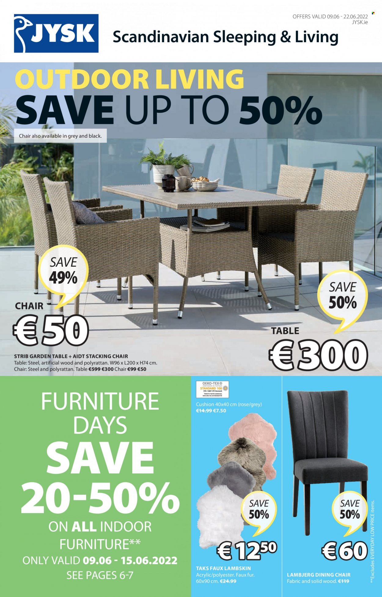 JYSK offer - 09.06.2022 - 22.06.2022. Page 1