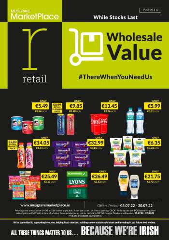 MUSGRAVE Market Place offer  - 3.7.2022 - 30.7.2022.