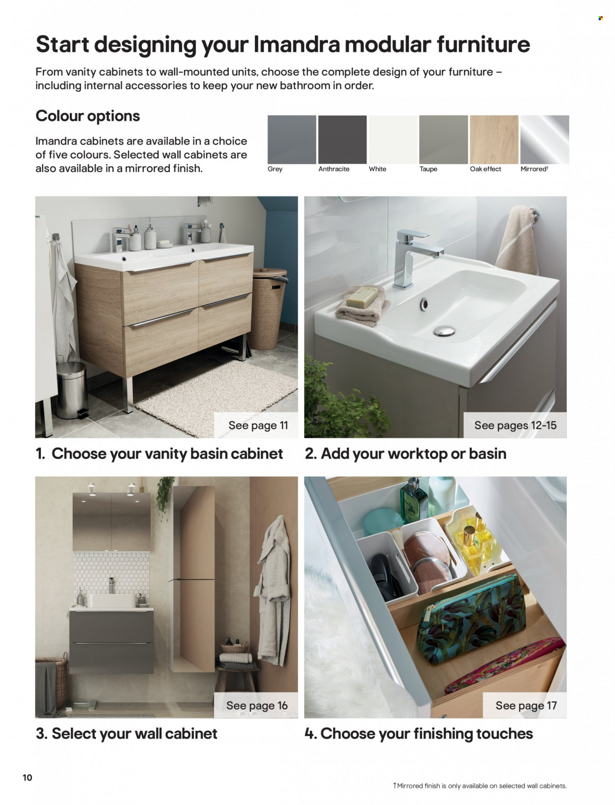 thumbnail - B&Q offer  - Sales products - cabinet, wall cabinet, vanity. Page 10.