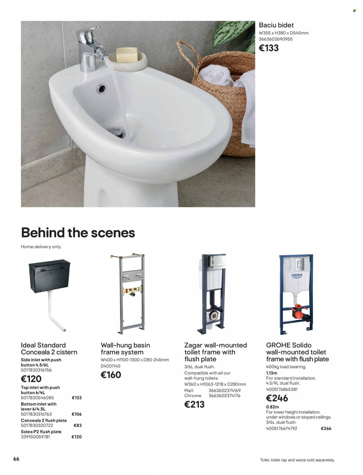 thumbnail - B&Q offer  - Sales products - Grohe, toilet. Page 66.