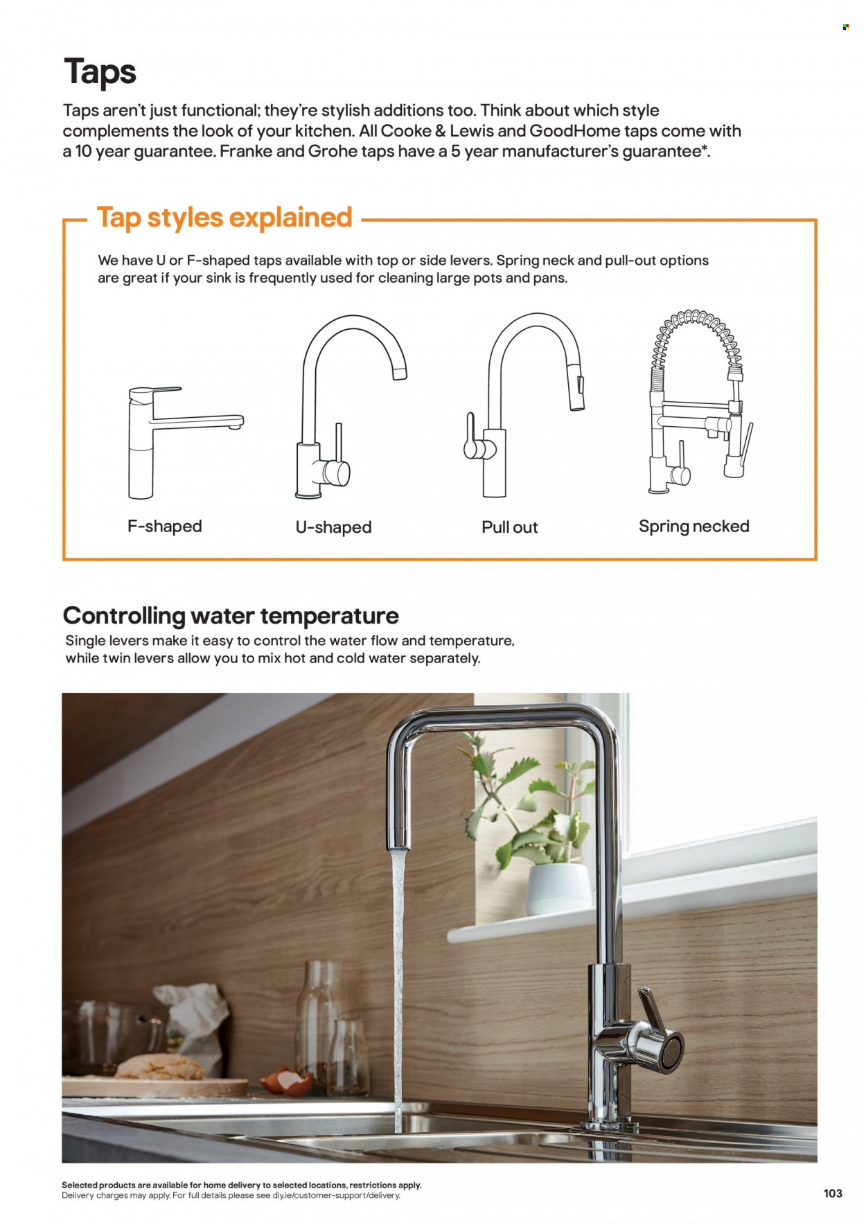 thumbnail - B&Q offer  - Sales products - sink, Grohe. Page 103.