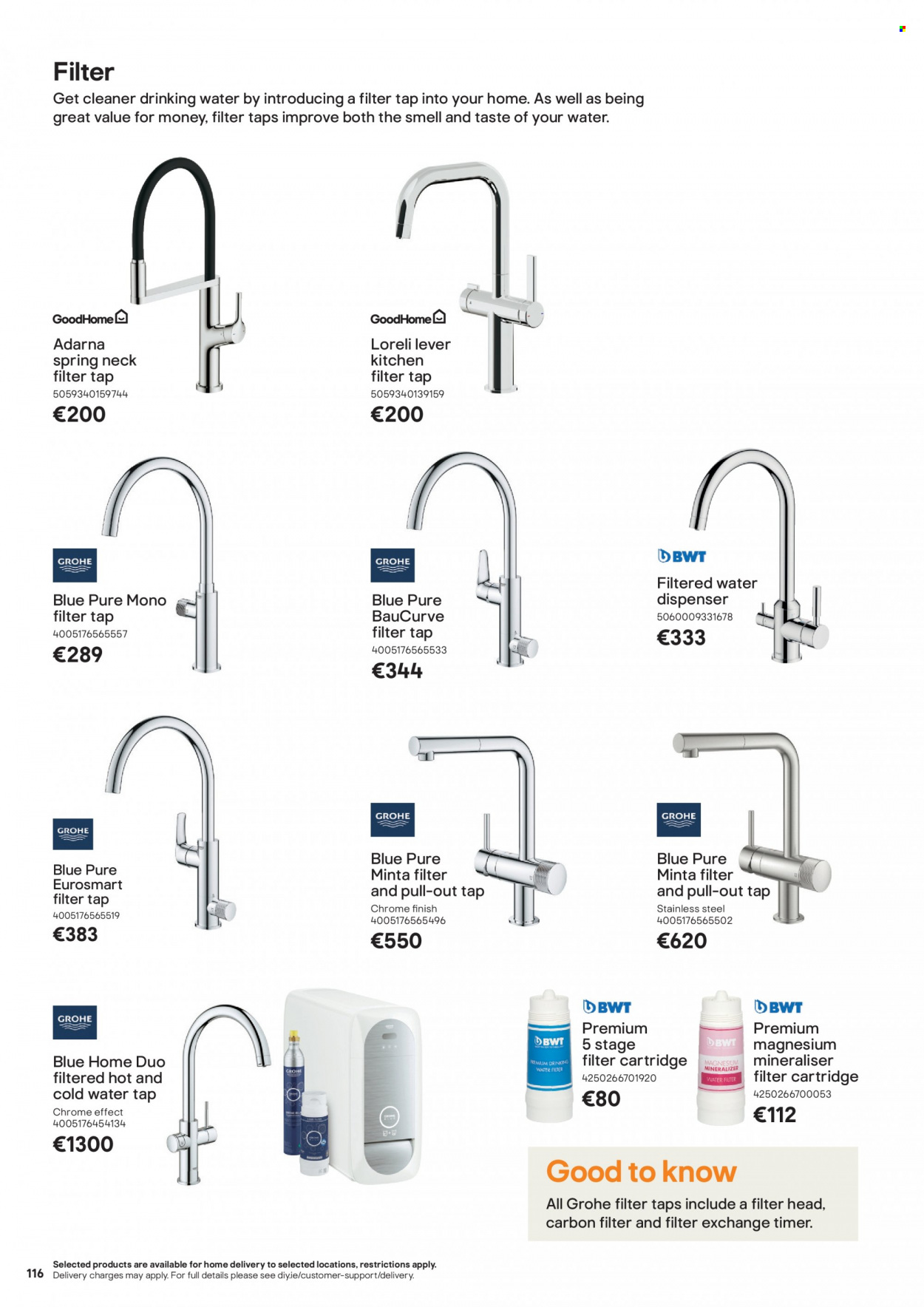 thumbnail - B&Q offer  - Sales products - Grohe, dispenser. Page 116.