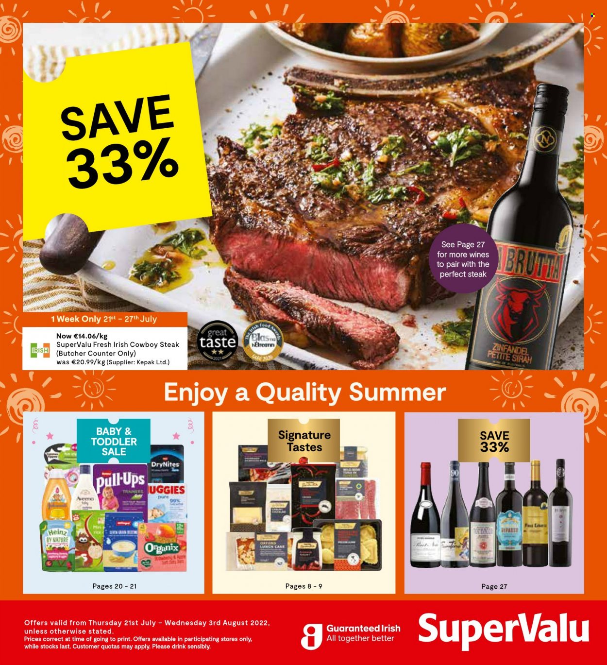 SuperValu offer - 21.07.2022 - 03.08.2022. Page 1