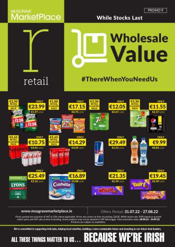 MUSGRAVE Market Place offer  - 31.7.2022 - 27.8.2022.