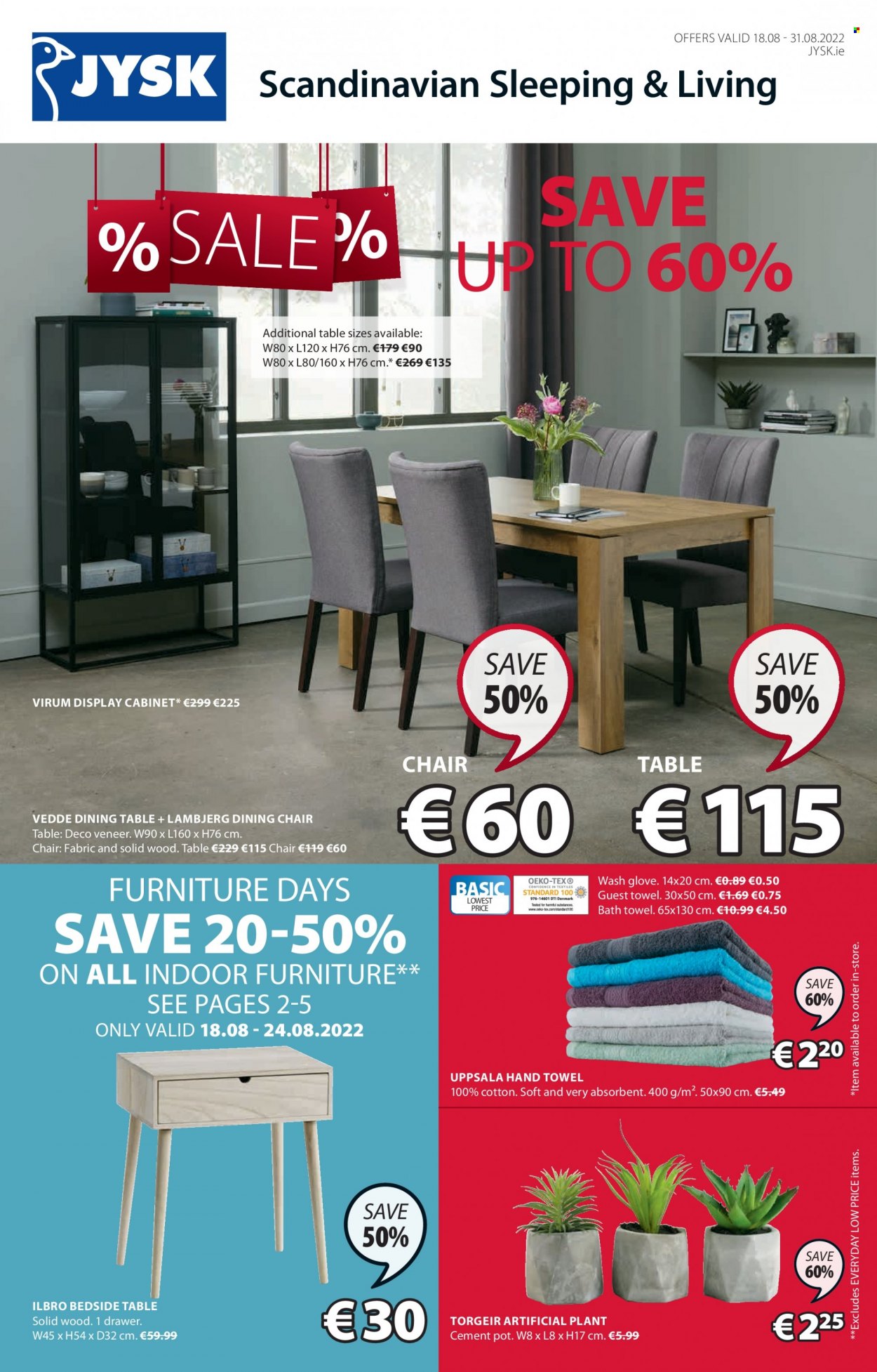 JYSK offer - 18.08.2022 - 31.08.2022. Page 1