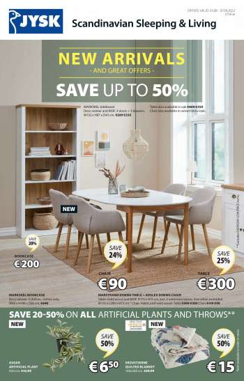 JYSK offer  - 25.08.2022 - 07.09.2022.