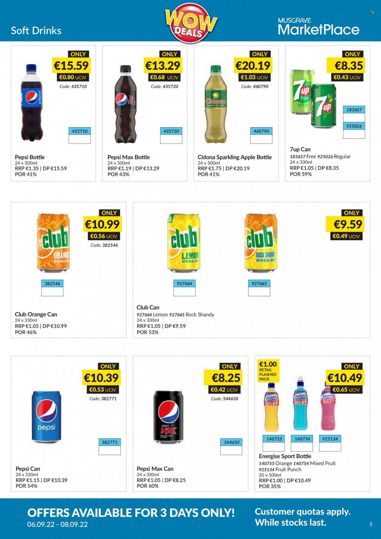 MUSGRAVE Market Place offer - 06.09.2022 - 08.09.2022. Page 5