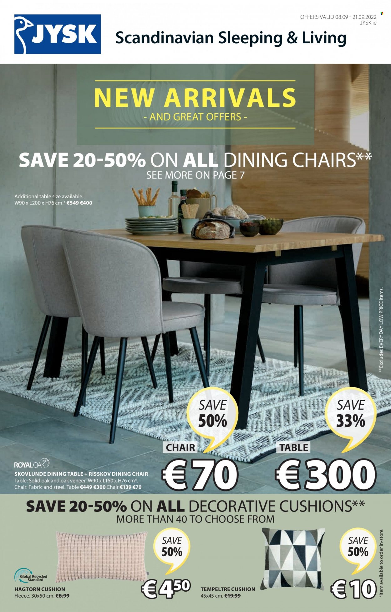 JYSK offer - 08.09.2022 - 21.09.2022. Page 1