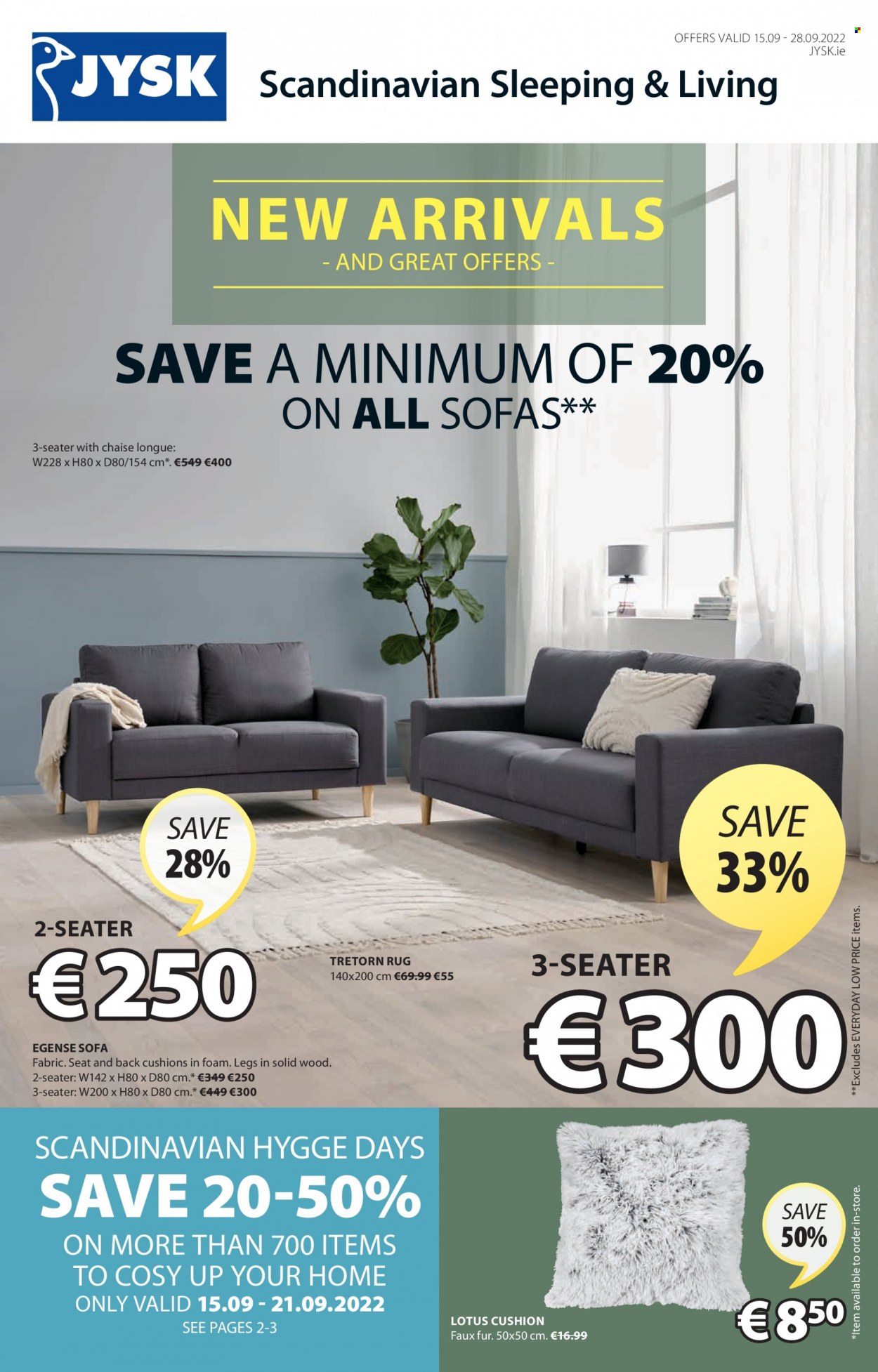 JYSK offer - 15.09.2022 - 28.09.2022. Page 1