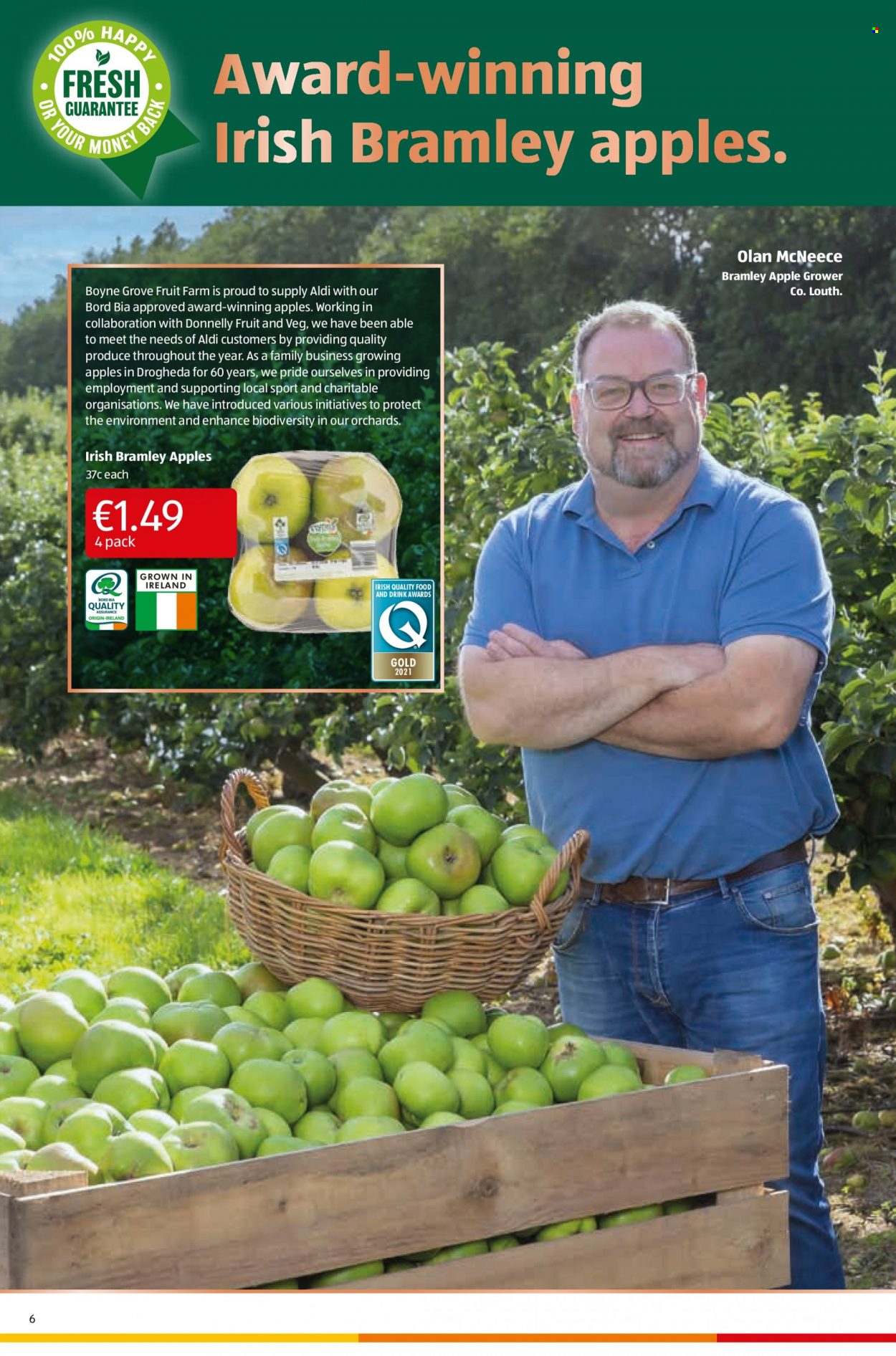 thumbnail - Aldi offer  - 29.09.2022 - 05.10.2022 - Sales products - apples. Page 6.