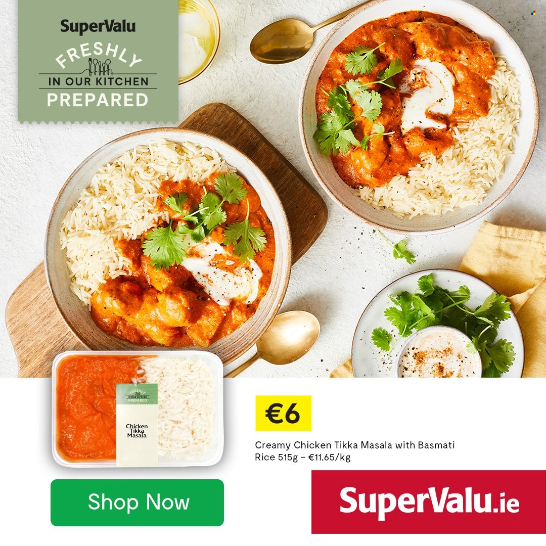 thumbnail - SuperValu offer  - Sales products - Tikka Masala, rice. Page 2.
