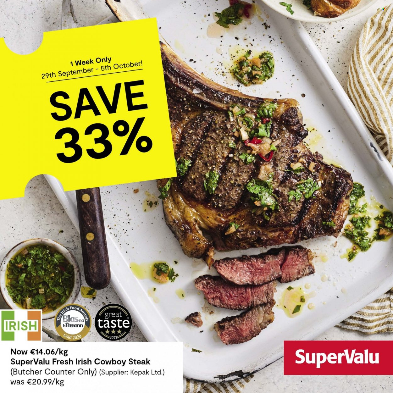 SuperValu offer - 29.09.2022 - 05.10.2022. Page 1