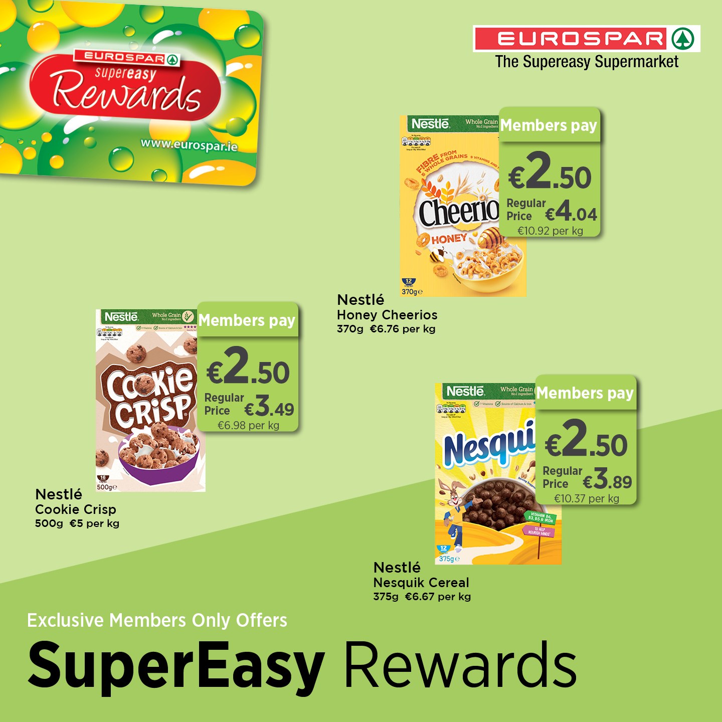 EUROSPAR offer. Page 1